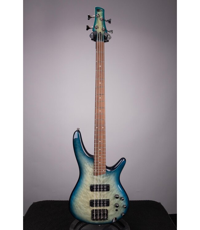 Ibanez SR400 4-String Bass Guitar - Stained Cosmic Blue Starburst