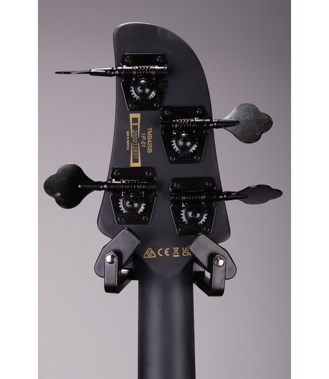 Ibanez Talman TMB420BBKF 4-String Bass Guitar - Black Flat