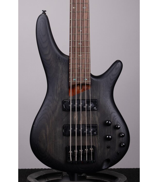 Ibanez Standard SR605E Bass Guitar - Black Stained Burst, Nordstrand Pickups, w/ Gig Bag