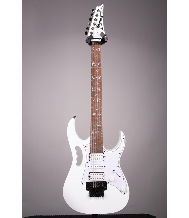 Ibanez JEMJR-WH Steve Vai Signature - White Electric Guitar with Tremolo