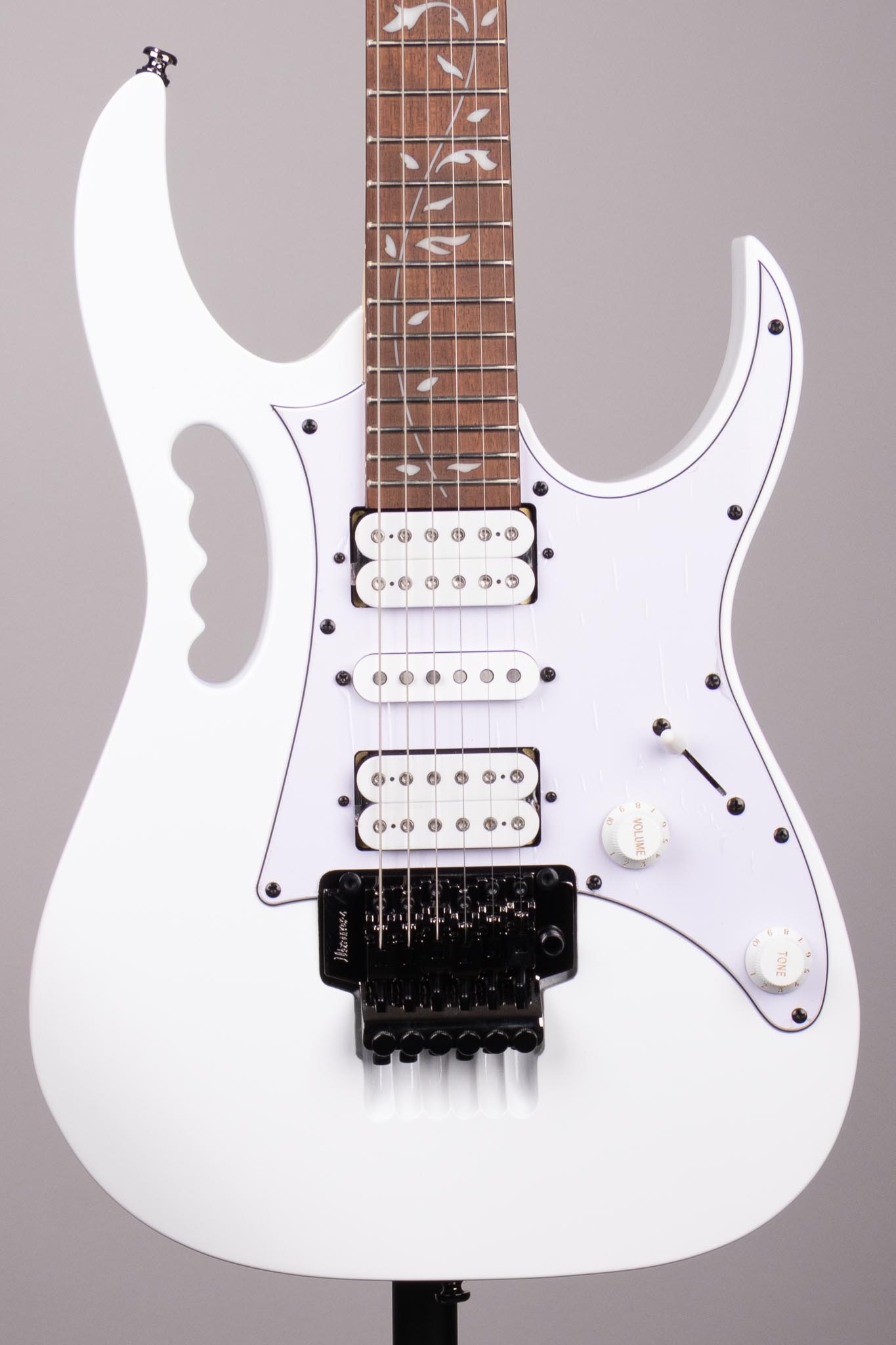 Ibanez JEMJR-WH Steve Vai Signature - White Electric Guitar - Roxy