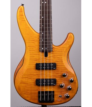 Yamaha Yamaha TRBX604FM 4-string Bass Guitar - Matte Amber