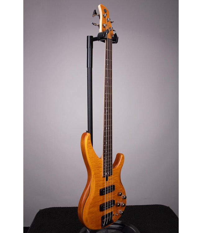 Yamaha TRBX604FM 4-string Bass Guitar - Matte Amber