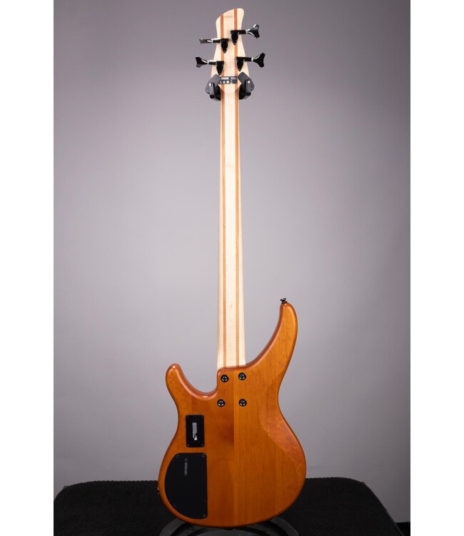 Yamaha TRBX604FM 4-string Bass Guitar - Matte Amber