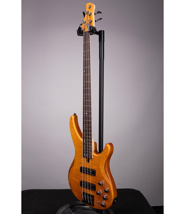 Yamaha TRBX604FM 4-string Bass Guitar - Matte Amber