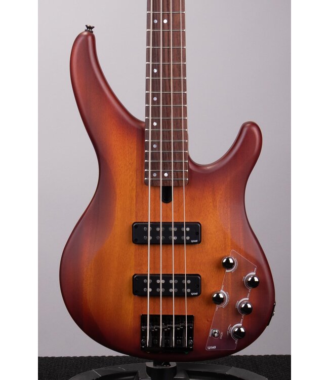 Yamaha TRBX504 4-String Bass - Brick Burst, Rosewood Fingerboard, Active/Passive EQ