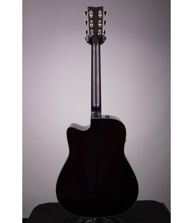 Yamaha TAG3 C TransAcoustic Dreadnought Acoustic-Electric Guitar - Sand Burst, w/ Case