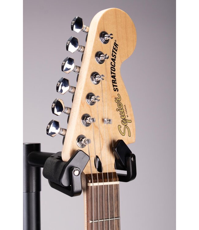 Squier Affinity Series Stratocaster - Black with Black Pearloid Pickguard, Laurel Fingerboard