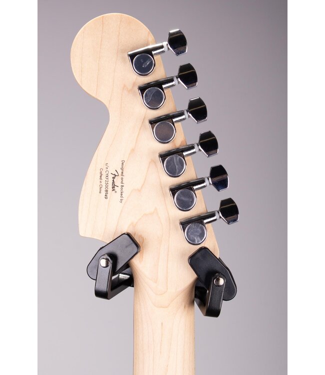 Squier Affinity Series Stratocaster - Black with Black Pearloid Pickguard, Laurel Fingerboard