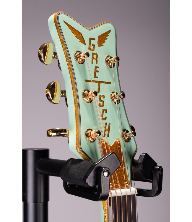 Gretsch G5021E Rancher Penguin Parlor Acoustic/Electric – Mint Metallic, Laurel Fingerboard