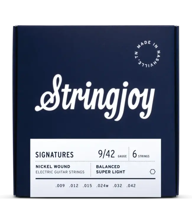 Stringjoy Signatures Nickel-wound Balanced Electric Guitar Strings -