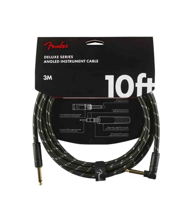Fender Deluxe Series Straight to Right Angle Instrument Cable