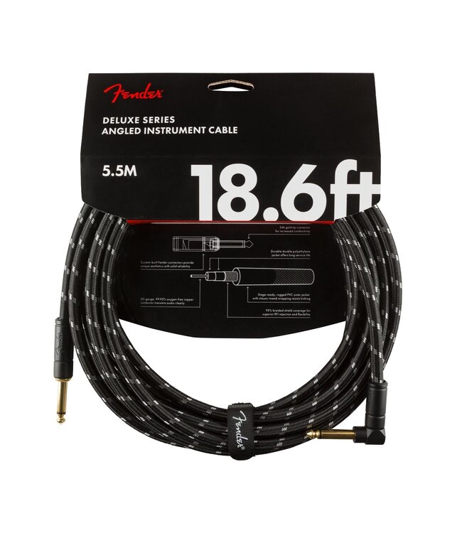 Fender Deluxe Series Straight to Right Angle Instrument Cable