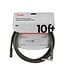 Fender Fender Professional Series  Straight to Right Angle Instrument Cable - Black