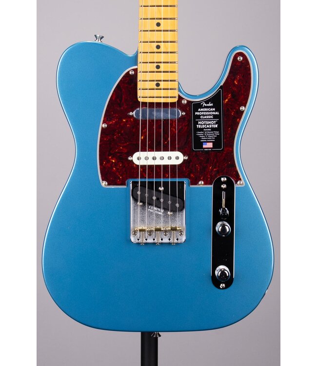 Fender American Professional Classic Hotshot Telecaster - Faded Lake Placid Blue with Maple Fingerboard, Includes Deluxe Gig Bag