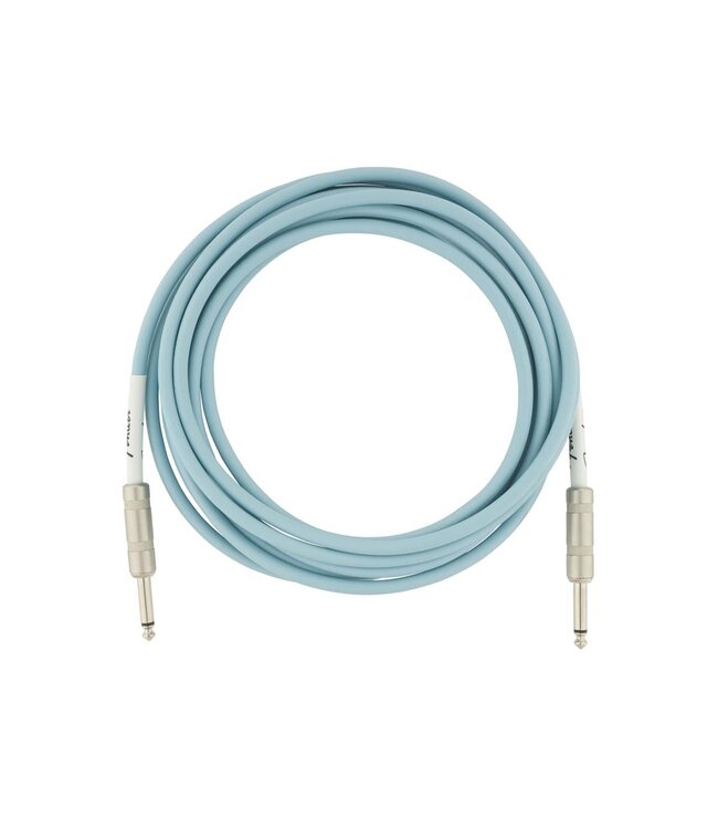 Fender Original Series Straight to Straight Instrument Cable - 10-foot, Daphne Blue