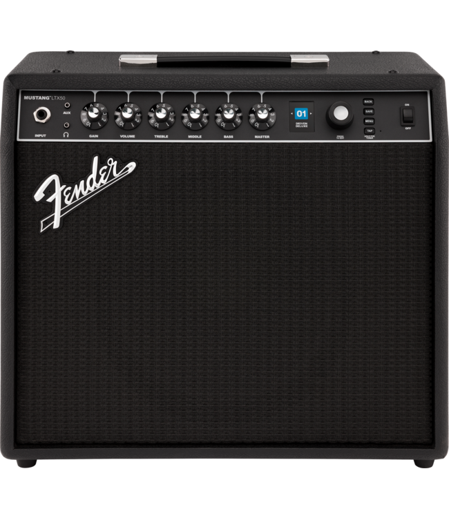 Fender Mustang LTX50 50W 1x12 Digital Combo Amp - Black