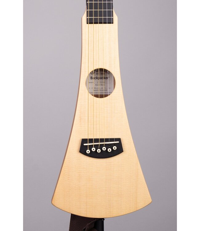 Martin Backpacker Steel String Acoustic Travel Guitar - Natural with Gig Bag