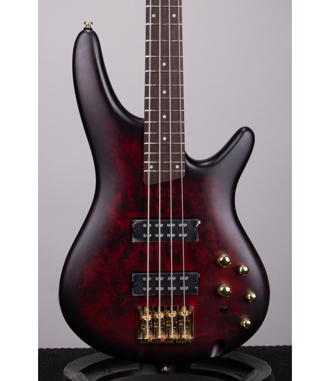 Ibanez SR Standard SR300E 4-String Bass Guitar - Wine Red Frozen Matte