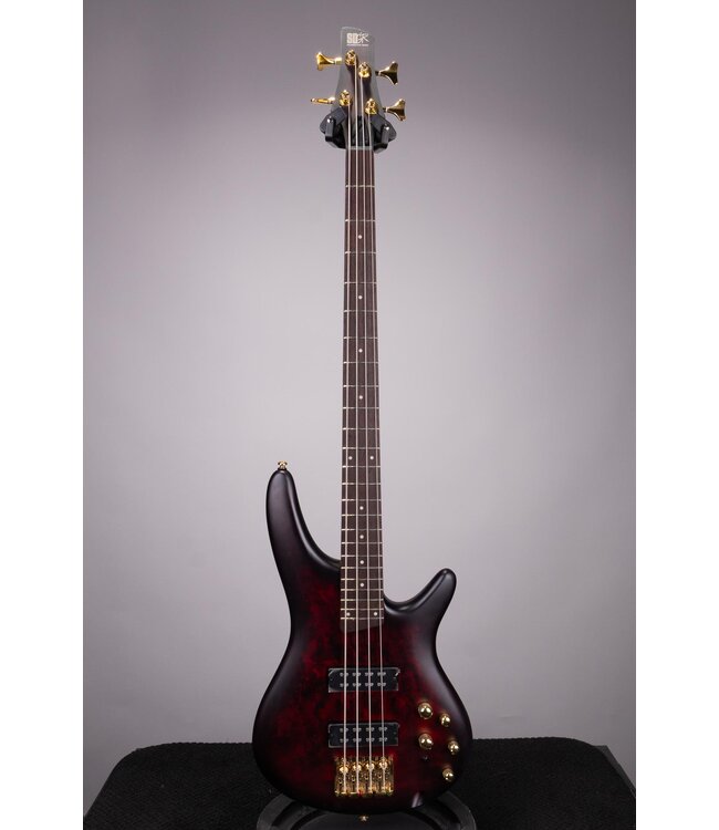 Ibanez SR Standard SR300E 4-String Bass Guitar - Wine Red Frozen Matte