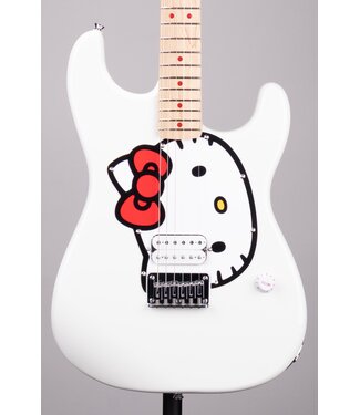Squier Fender x Hello Kitty White Stratocaster – Maple Fingerboard with Gig Bag