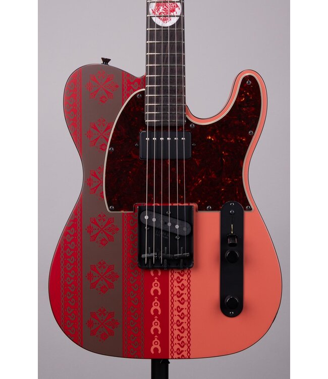 Fender Monster Hunter Telecaster Electric Guitar - Rathalos Red With Case