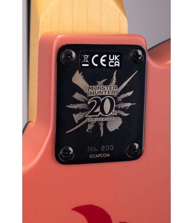 Fender Monster Hunter Telecaster Electric Guitar - Rathalos Red With Case