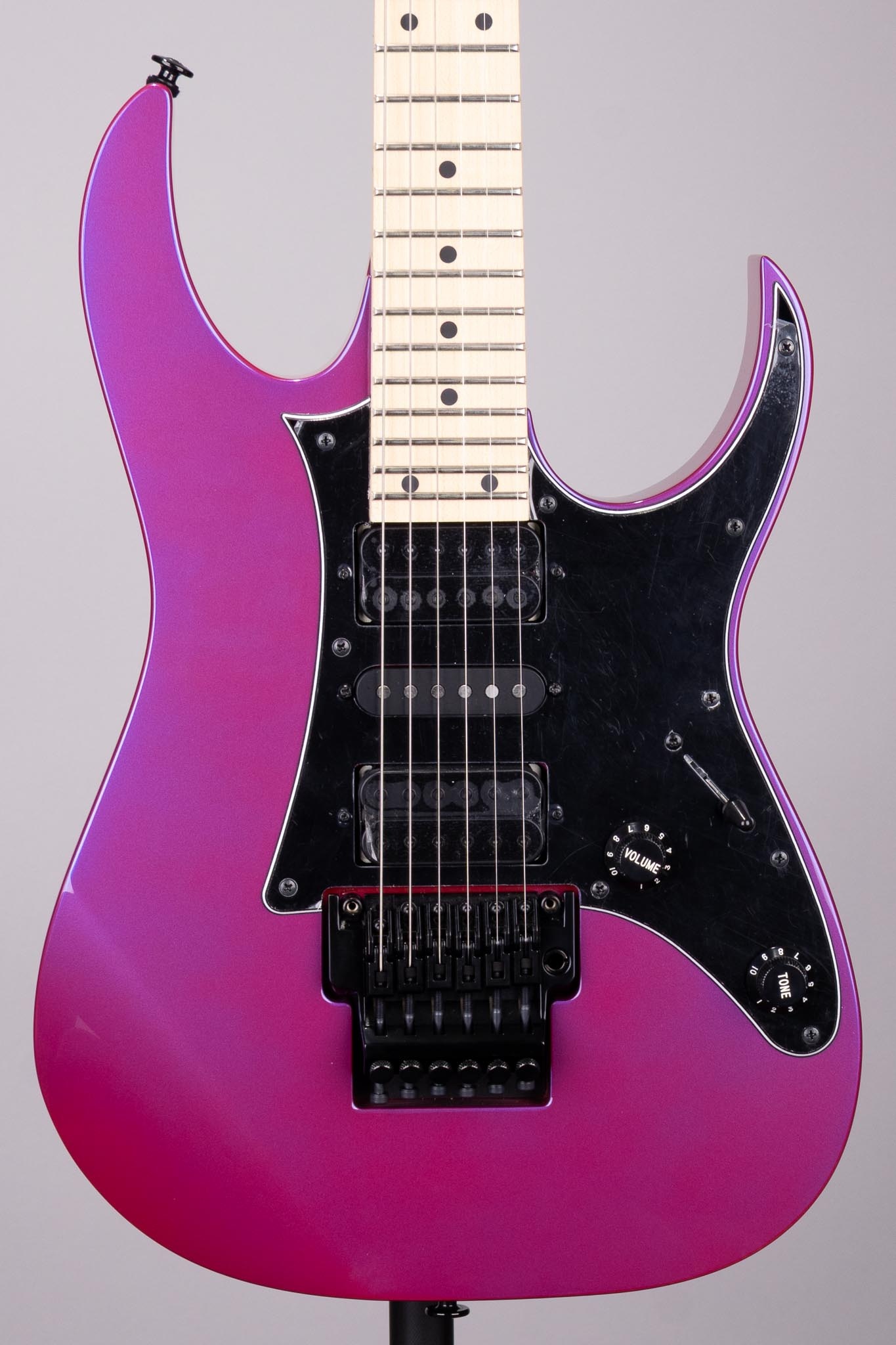 Ibanez RG550 Genesis Collection Guitar - Purple Neon Maple Neck