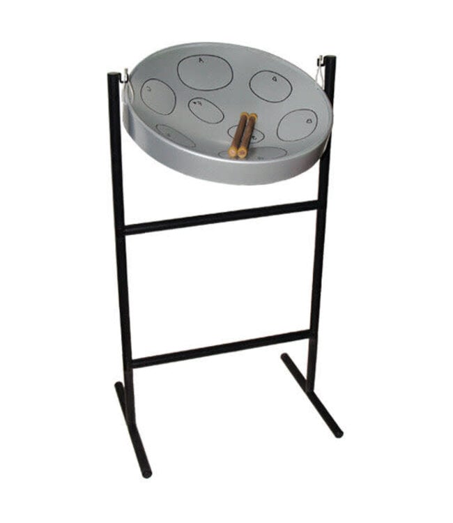 Panyard Jumbie Jam Steel Drum Package - Includes Stand, Mallets, and Case