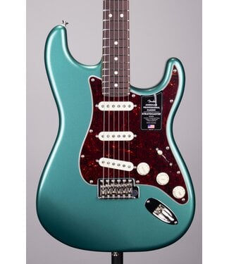 Fender Fender American Professional Classic Stratocaster - Faded Sherwood Green Metallic with Rosewood Fingerboard, Includes Deluxe Gig Bag