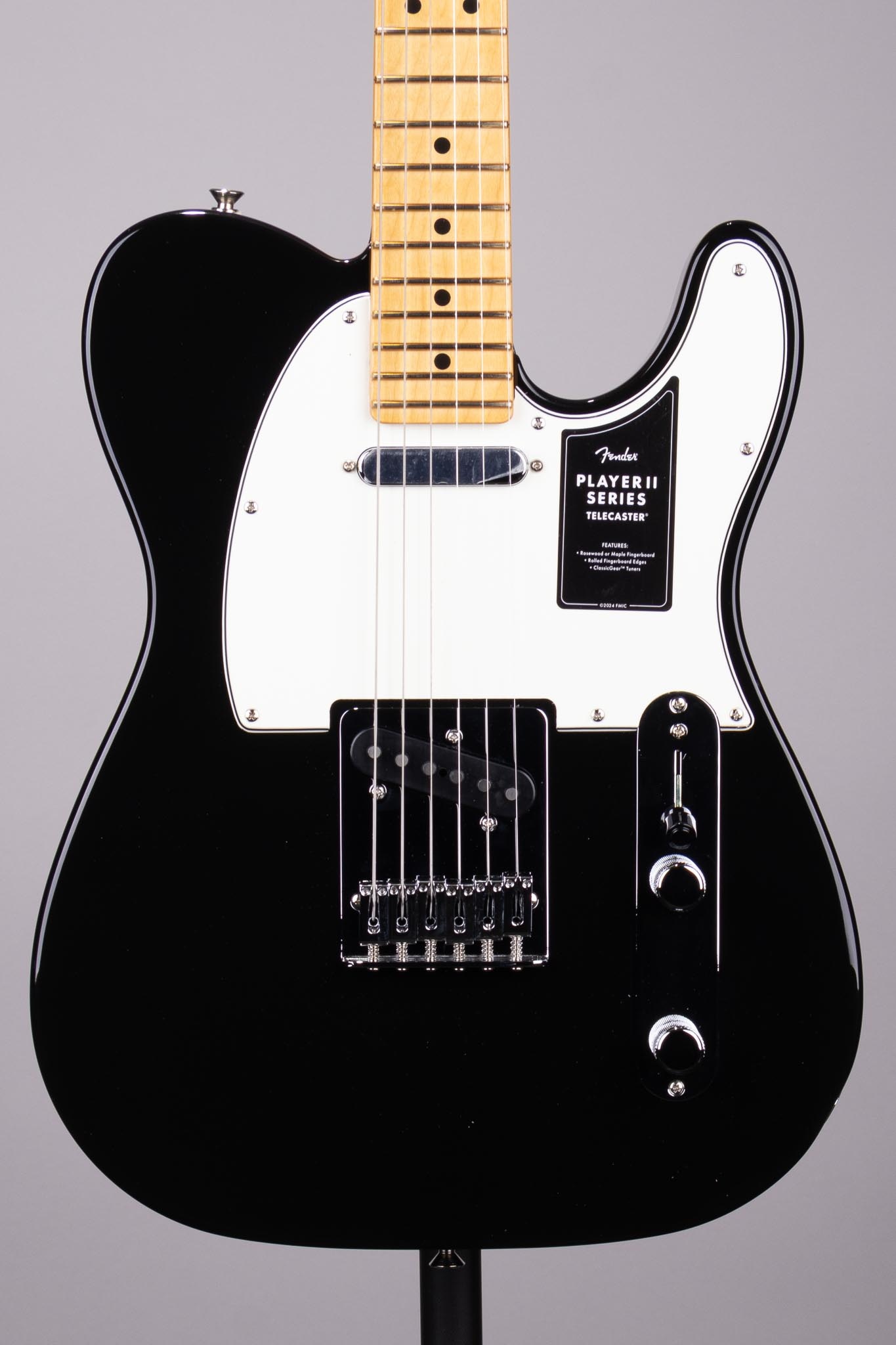 Fender Player II Telecaster - Black with Maple Fingerboard - Roxy