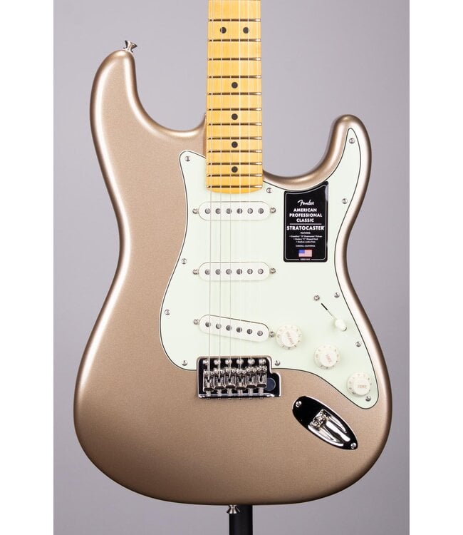 Fender American Professional Classic Stratocaster - Faded Firemist Gold with Rosewood Fingerboard, Includes Deluxe Gig Bag