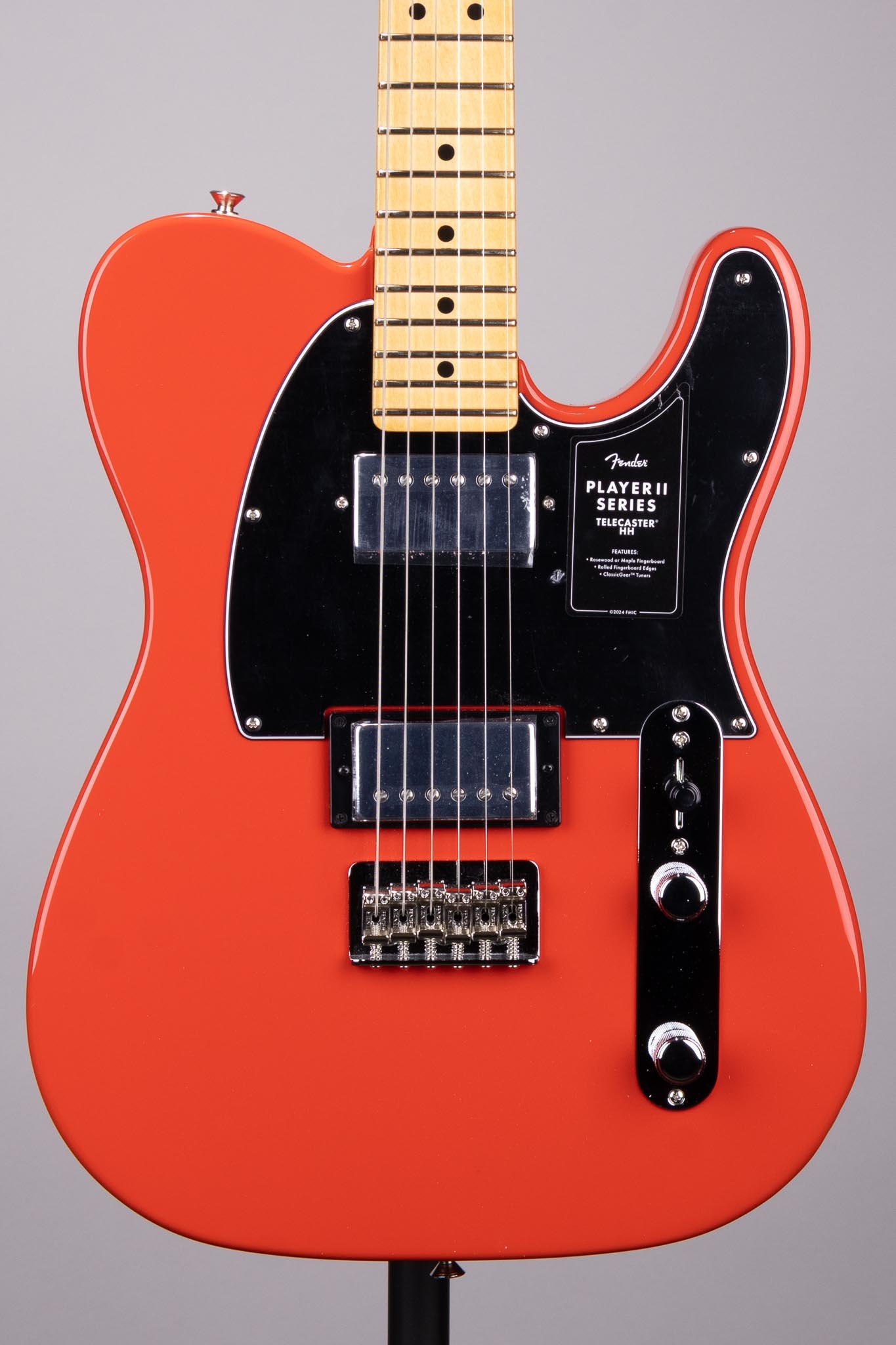 Fender Player II Telecaster HH Electric Guitar - Coral Red with