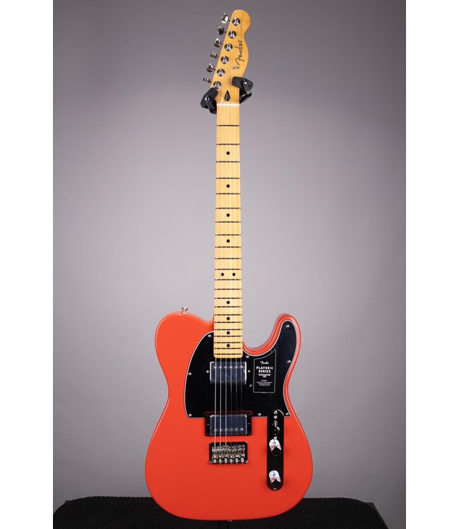 Player II Telecaster HH Electric Guitar - Coral Red with Maple Fingerboard