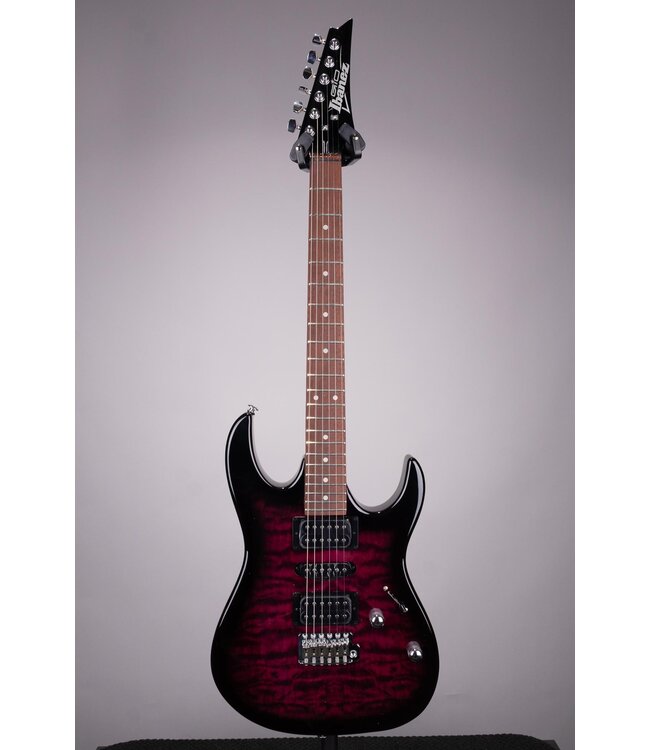 Ibanez Gio GRX70QA Electric Guitar - Transparent Violet Sunburst (B-Stock)