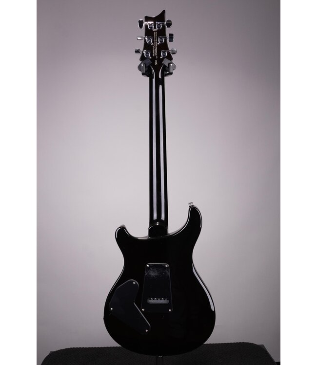 Used PRS SE Custom 24 Semi-Hollowbody Piezo Electric Guitar - With Gig Bag - Orange Tiger Smokeburst