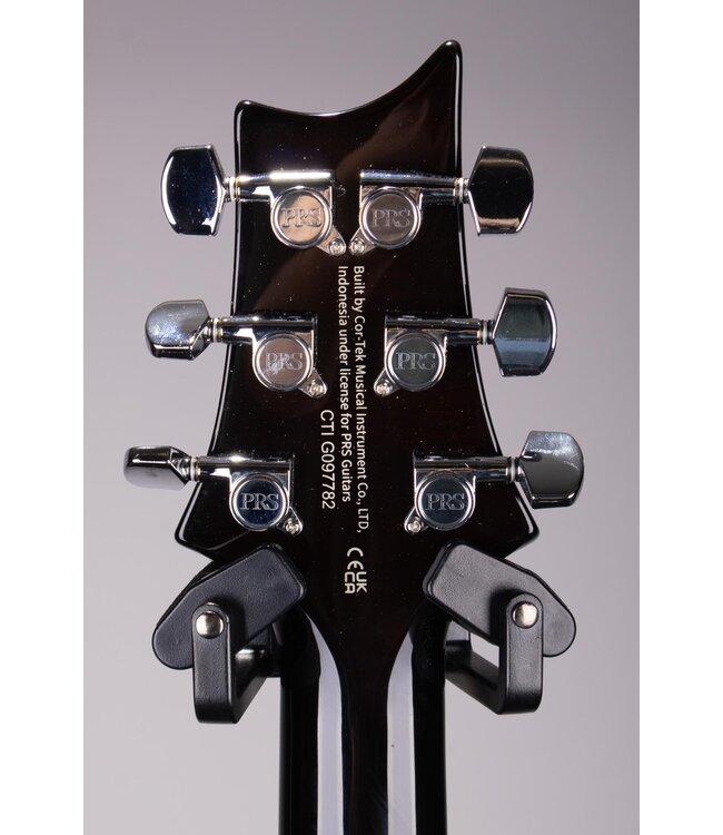 Used PRS SE Custom 24 Semi-Hollowbody Piezo Electric Guitar - With Gig Bag - Orange Tiger Smokeburst