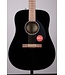 Fender CD-60 Dreadnought Acoustic Guitar with Case in Black | Roxy Music La Porte