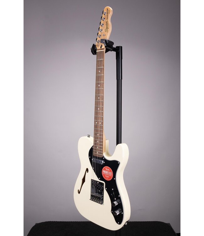 Squier Affinity Series Telecaster Thinline Electric Guitar - Olympic White