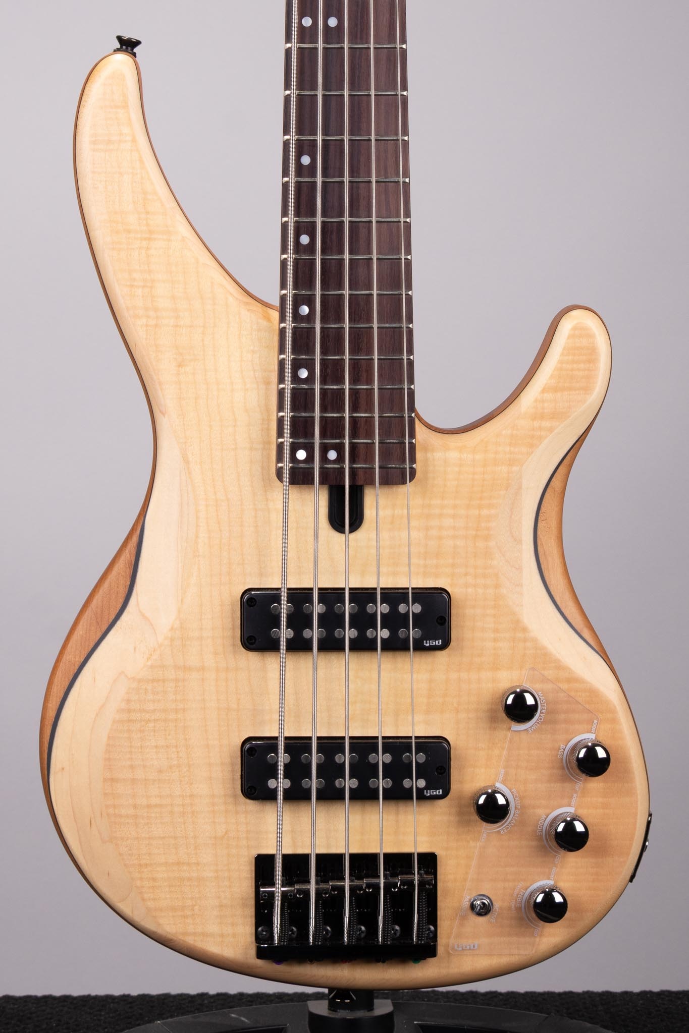Yamaha TRBX605FM 5-String Bass Guitar – Natural Satin | Roxy Music