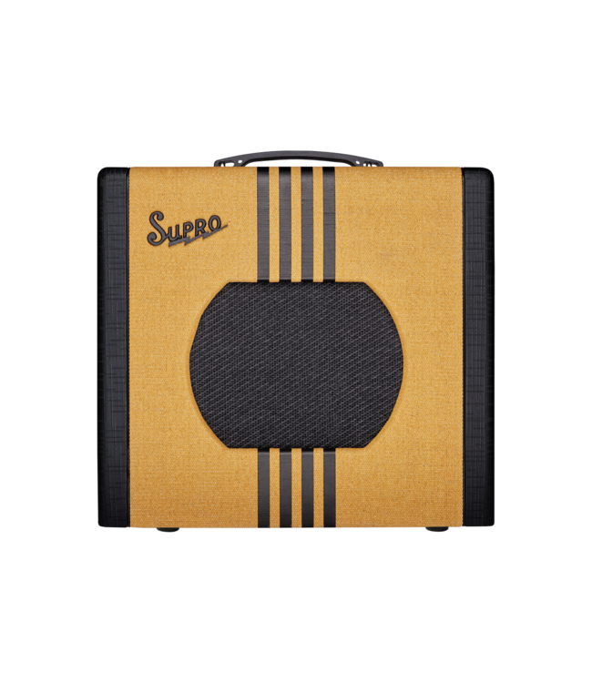 Supro Delta King 10 1 x 10-inch 5-watt Tube Combo Amp - Tweed and Black