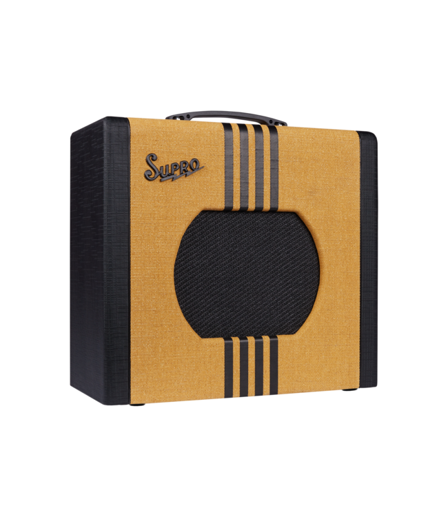 Supro Delta King 10 1 x 10-inch 5-watt Tube Combo Amp - Tweed and Black