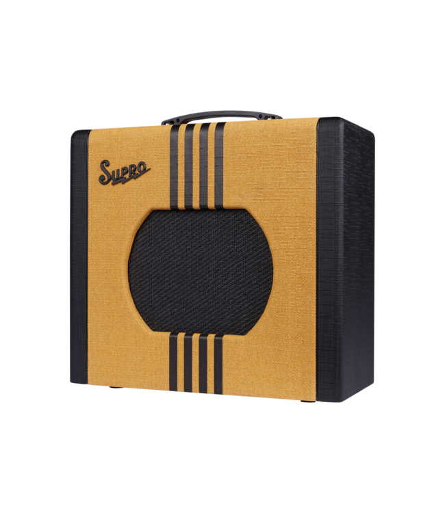 Supro Delta King 10 1 x 10-inch 5-watt Tube Combo Amp - Tweed and Black