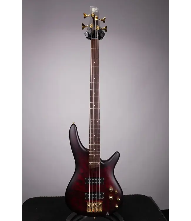 Ibanez SR Standard SR300E 4-String Bass Guitar - Wine Red Frozen Matte (B-Stock)