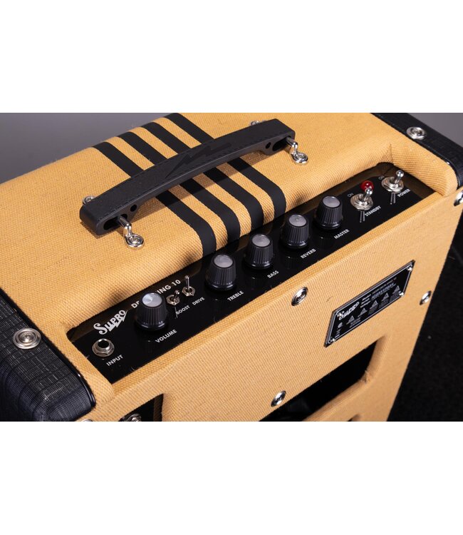 Supro Delta King 12 Tube Combo Amplifier - 1x12, 15-Watt, Tweed/Black