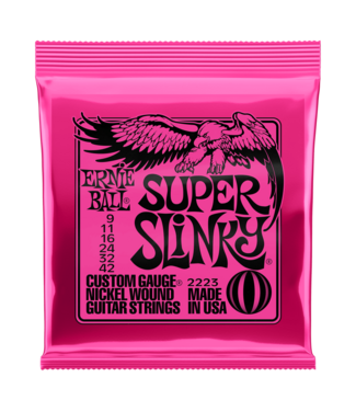 Ernie Ball Ernie Ball 2223 Super Slinky Electric Guitar Strings - .009-.042