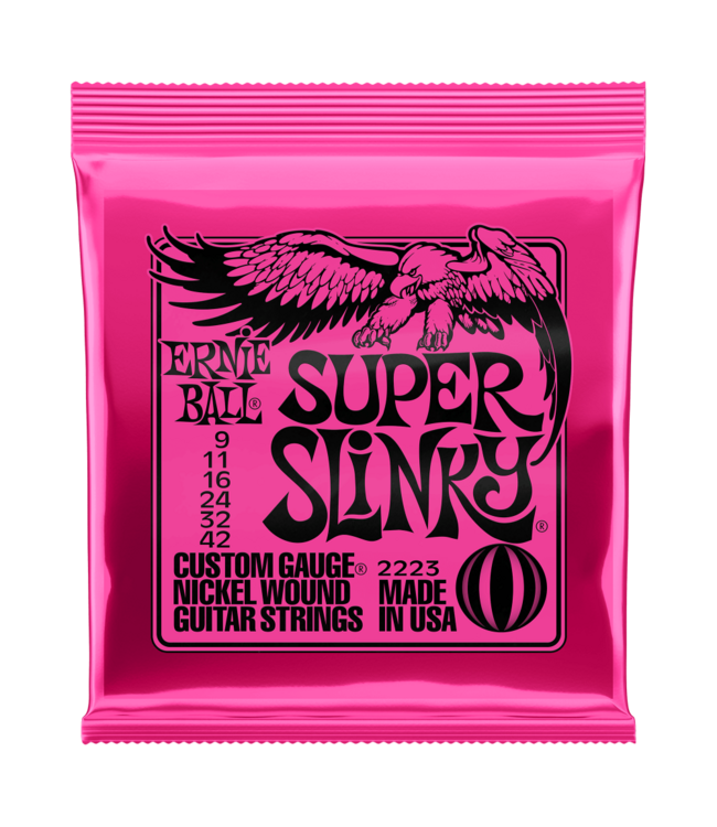 Ernie Ball 2223 Super Slinky Electric Guitar Strings - .009-.042