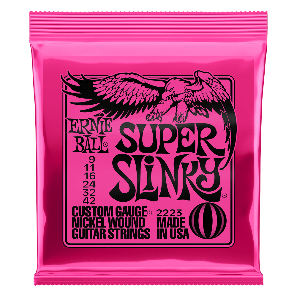 ギター ERNIE BALL 09-42 Ernie Ball Super Slinky 9-42 Nickel Guitar Strings | Roxy Music
