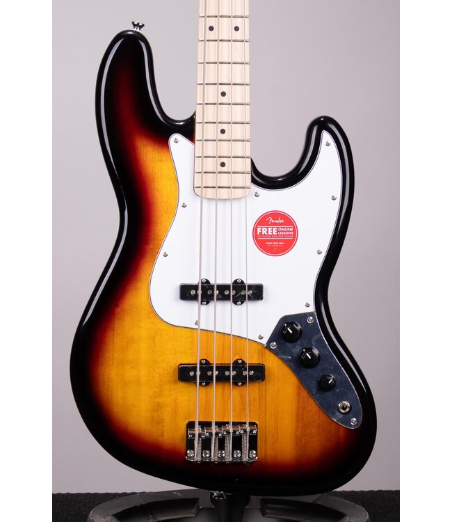 Squier Affinity Series Jazz Bass – 3-Color Sunburst with Maple Fingerboard