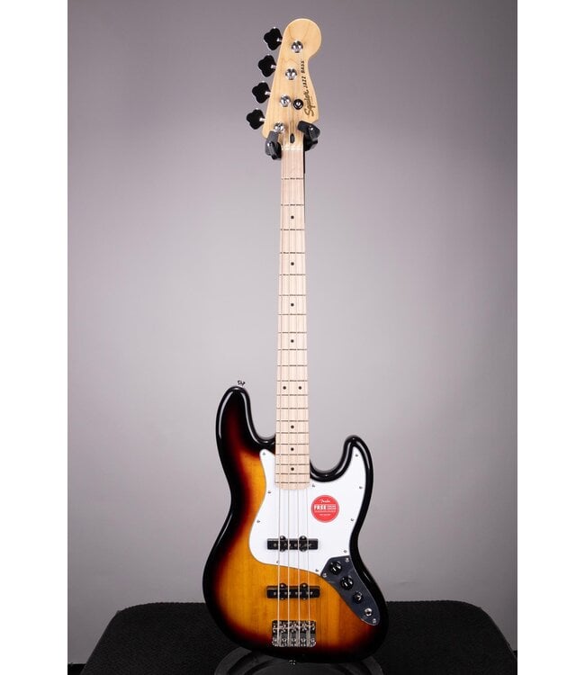 Squier Affinity Series Jazz Bass – 3-Color Sunburst with Maple Fingerboard